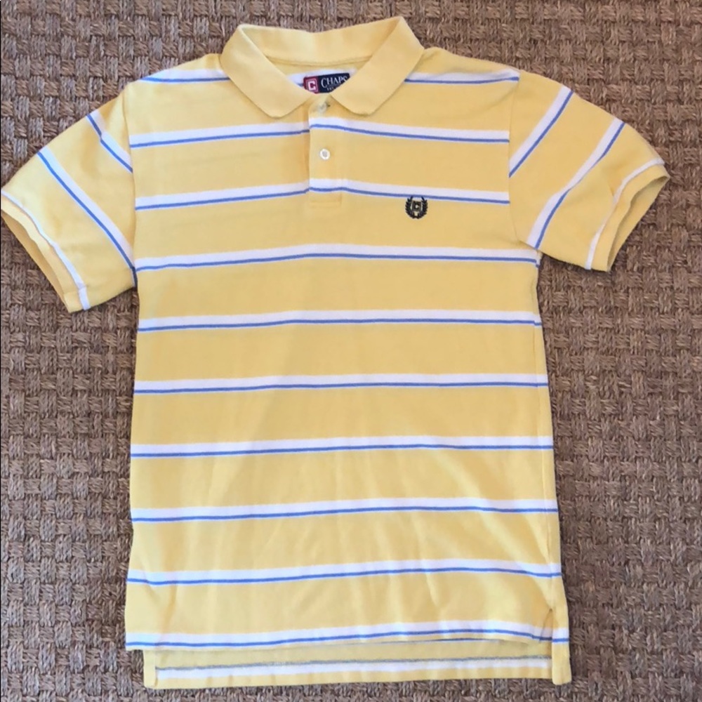 Chaps Polo yellow short sleeve shirt